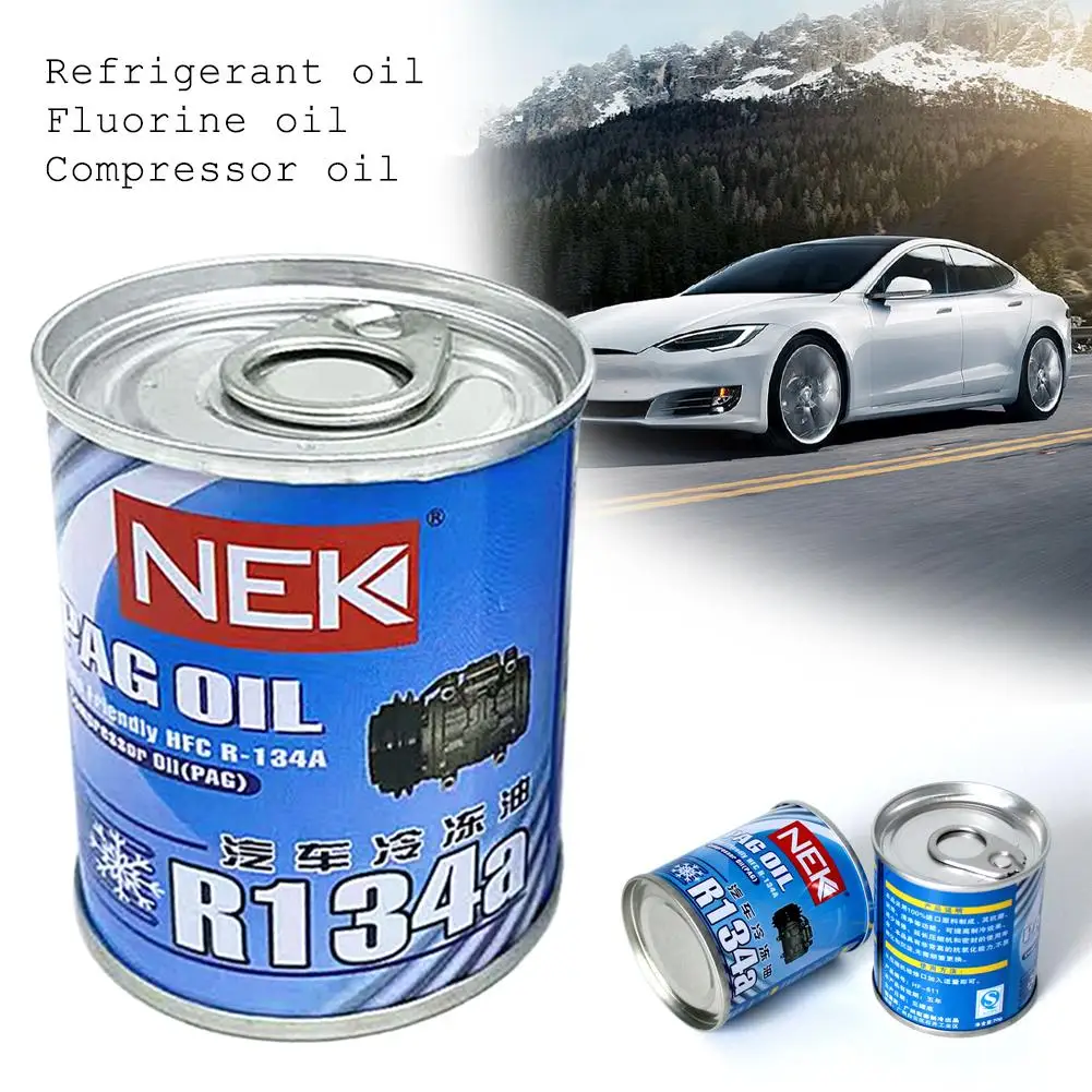 70ML-Auto-R134a-Refrigerant-Oil-Compressor-Oil-Automotive-A-C-AC-Air ...