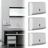Hand Paper Towel Dispenser Wall Mounted Multifold Tissue Dispenser Single Fold Hand Towel Dispenser for Hotel Bathroom Kitchen 1