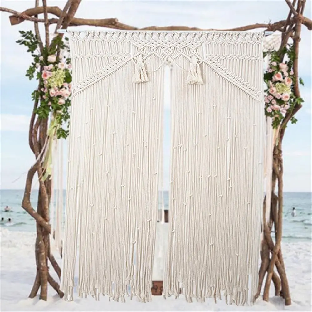 Tecida à Mão, Perfeito Macramé, Porta, Quarto, Casamento