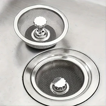 1pc Sink Strainer, Kitchen Sink Strainer, RV Sink Stainless Steel Strainer, Leaky Sink Sink Strainer, Trash Drain Basket