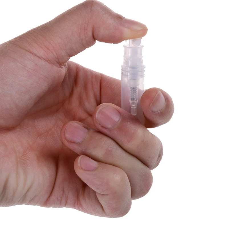 투명 2Ml 분무기 플라스틱 병 스프레이, 60 개, 일회용 향수, 빈 샘플 병, 여행 파티용