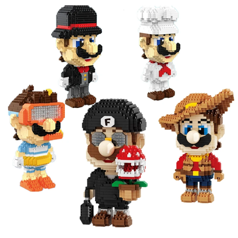 Mini-blocs-de-construction-de-dessin-anim-Super-Mario-pour-enfant ...