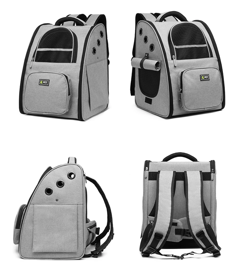 Pet Carrier Backpack With Breathable Mesh For Small Dogs And Cats