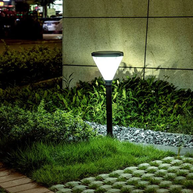 Outdoor Solar LED Powered Lawn Light Courtyard Landscape Waterproof IP65 Garden Balcony Pathway Gate Street Solar Lamp