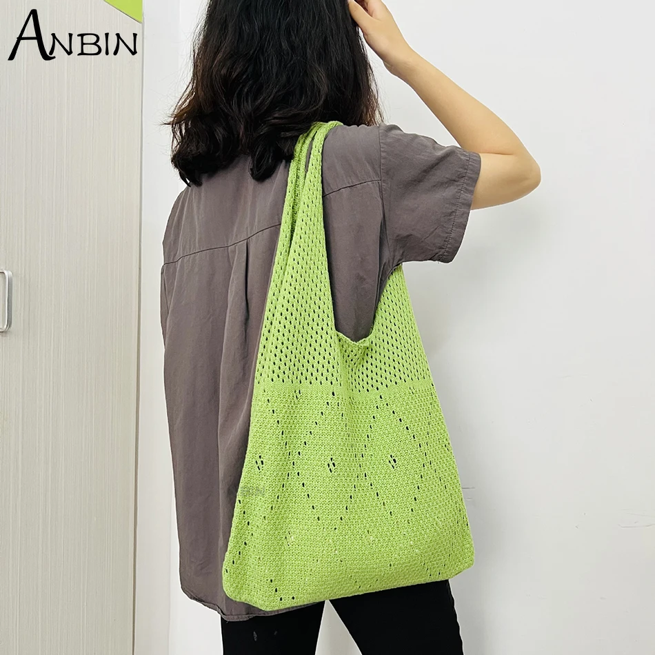 

Women's Shoulder Bag Ladies Aesthetic Vintage Woven Sling Design Beach Tote Female Boho Crochet Trave Handbag for Girls Shopper