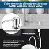 Stainless Steel Soap Dispenser Extension Tube Kit Kitchen Sink Liquid Soap Dispenser Bathroom Lotion Detergent Hand Press Pumps 5