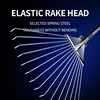 Garden Retractable Rake Stainless Steel Big Size Flower Potted Plant Outdoor Planting Home Garden Forest Tools Long Handle 4