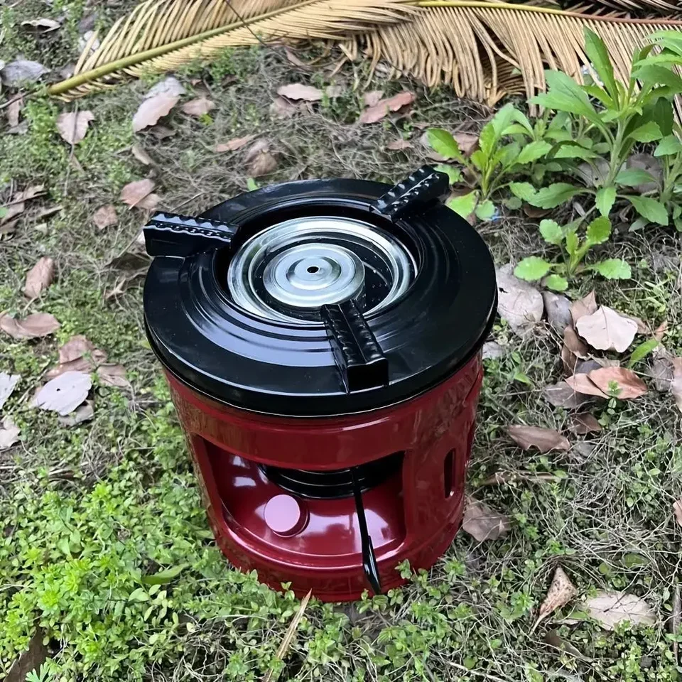 Alocs Mini réchaud à alcool professionnel pour camping randonnée B0C03