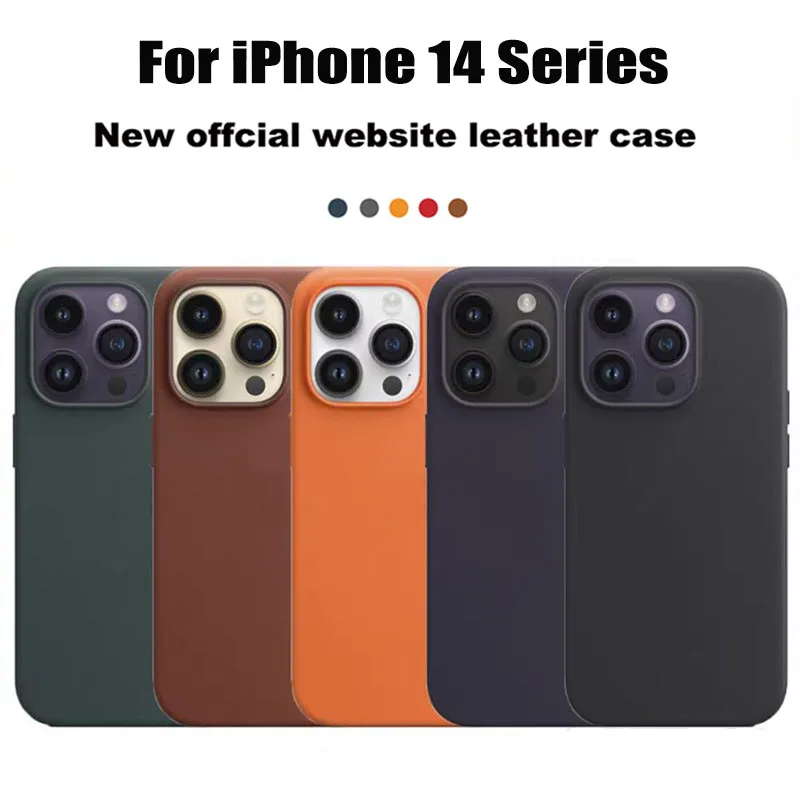 Custodia In Pelle Magnetica Originale Apple Magsafe Per Apple Iphone 14 Pro Max 14 Plus Custodia 14Pro Wireless Charging Drop Protect Cover