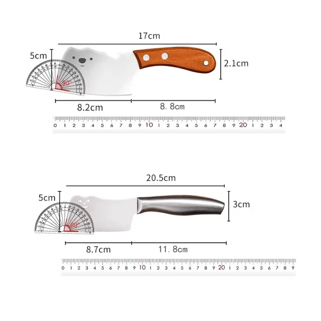 Mini stainless steel kitchen knife Household knife, outdoor fruit cutting knife chef special multi-functional small knife 6