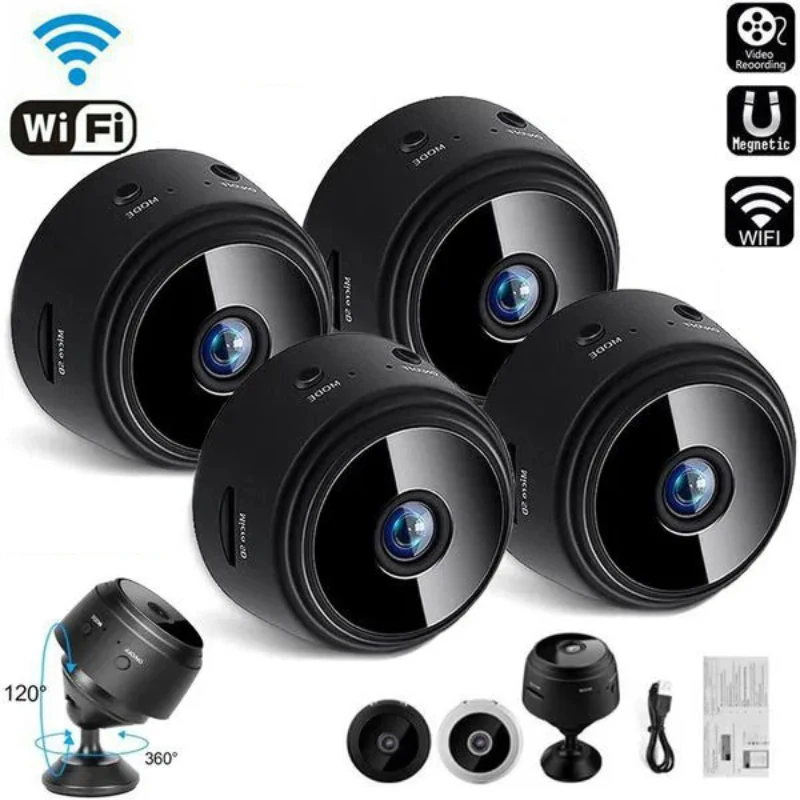A9 Mini Camera HD WiFi Camera Wireless Voice Recorder Video Camcorder ...
