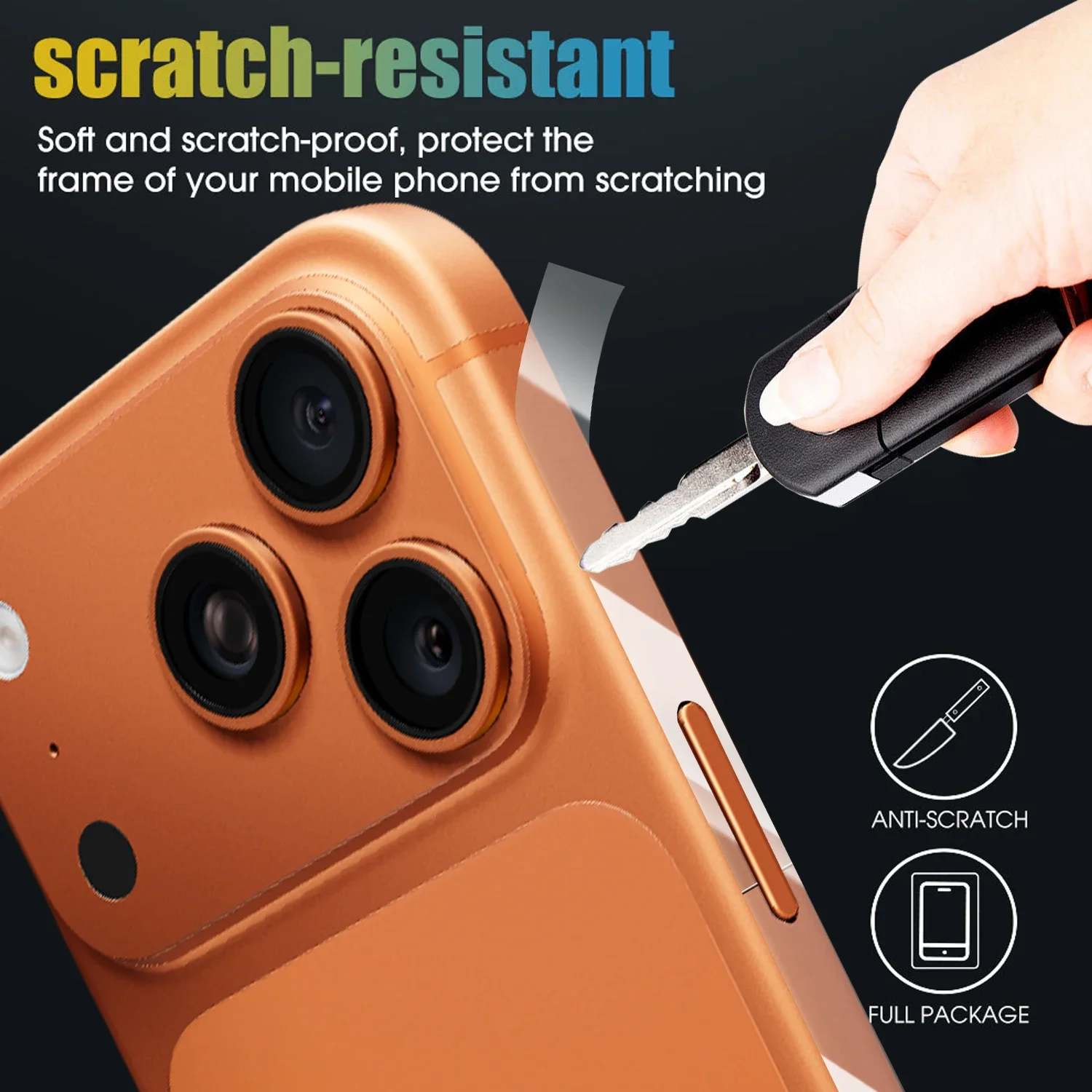 Premium EdgeGuard Screen Protector - Anti-Scratch Clear Hydrogel Film with Full Coverage Border Stickers