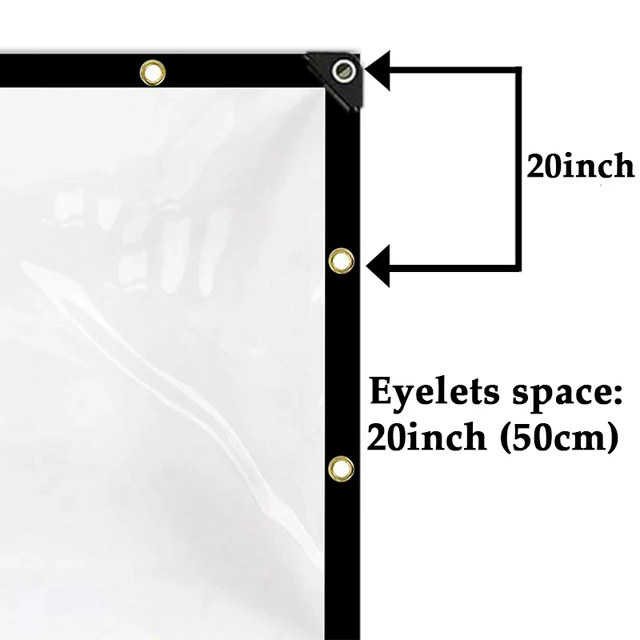 다양한 용도로 활용 가능한 맞춤형 야외 투명 비닐 타포린
