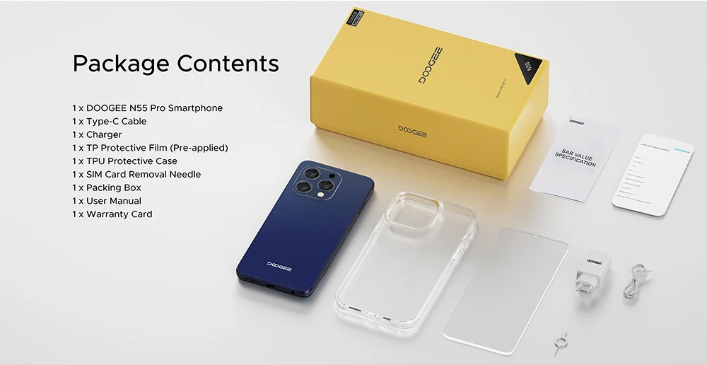 DOOGEE N55 Android 14 Smartphone 6.56 « HD S78230765f5a8451dba55735714d42277Z