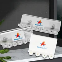 Red Starfish 4/6/8 Way Soft Tube Fixture Holder Aquarium Transparent Soft Hose Dosing Pump Soft Tube Rack Fish Tank Accessories 1