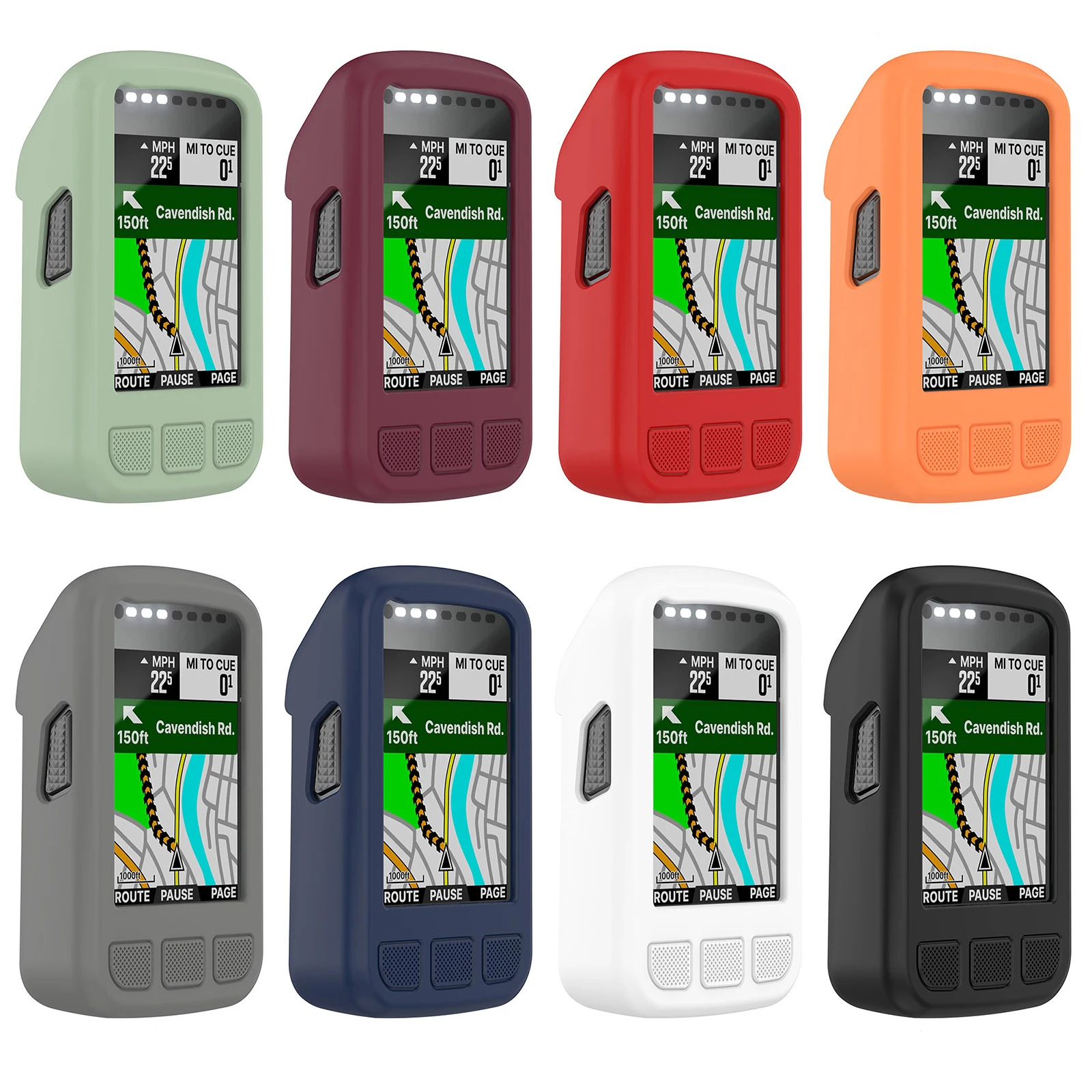 WFCC5 Protective Case for Wahoo Elemnt Bolt V2 Silicone Cover Lightweight  Cycling Accessories Red