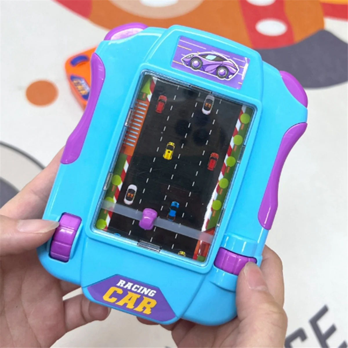 Race Car Game Kids Racing Through Adventure Palm Game Toys Simulated Driving Car Toy