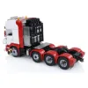 1/14 LESU 8X8 RC Tractor Truck Metal TOUCAN DIY Ready to GO Radio Car 2-speed Transmission Light Sound Vehicle Model THZH1873 5