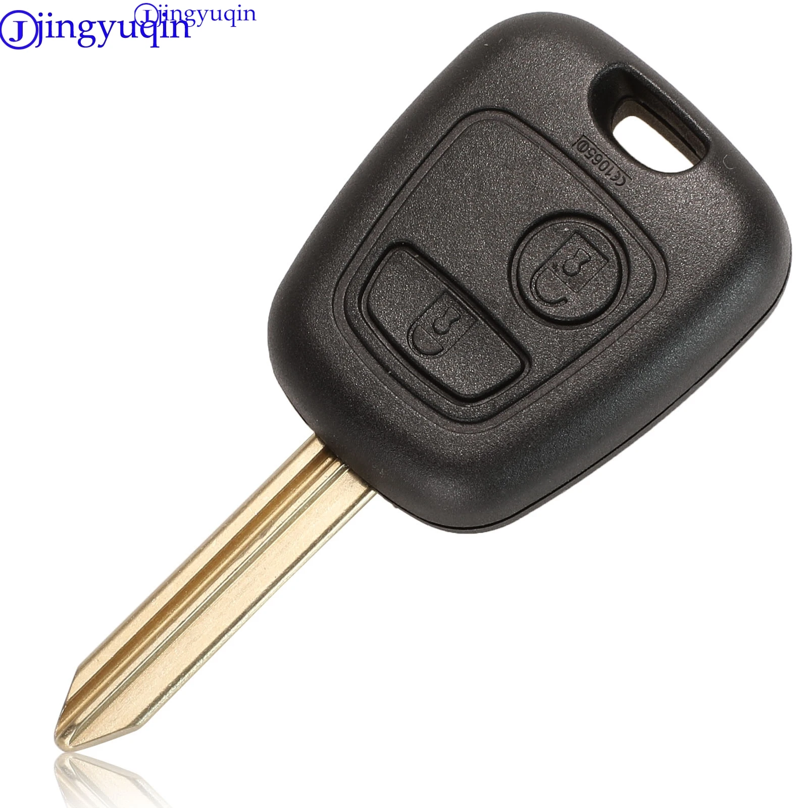 2-Button Remote Car Key Shell Case with SX9 Blade