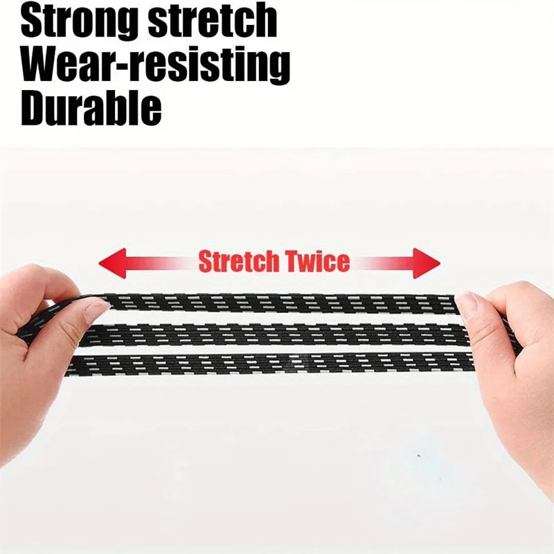 Bicycle Luggage Rope Elastic Carrier Rack Straps Elastic Rubber Belt Buckle Rope Belt with Hook Mountain Bike Bag Accessories
