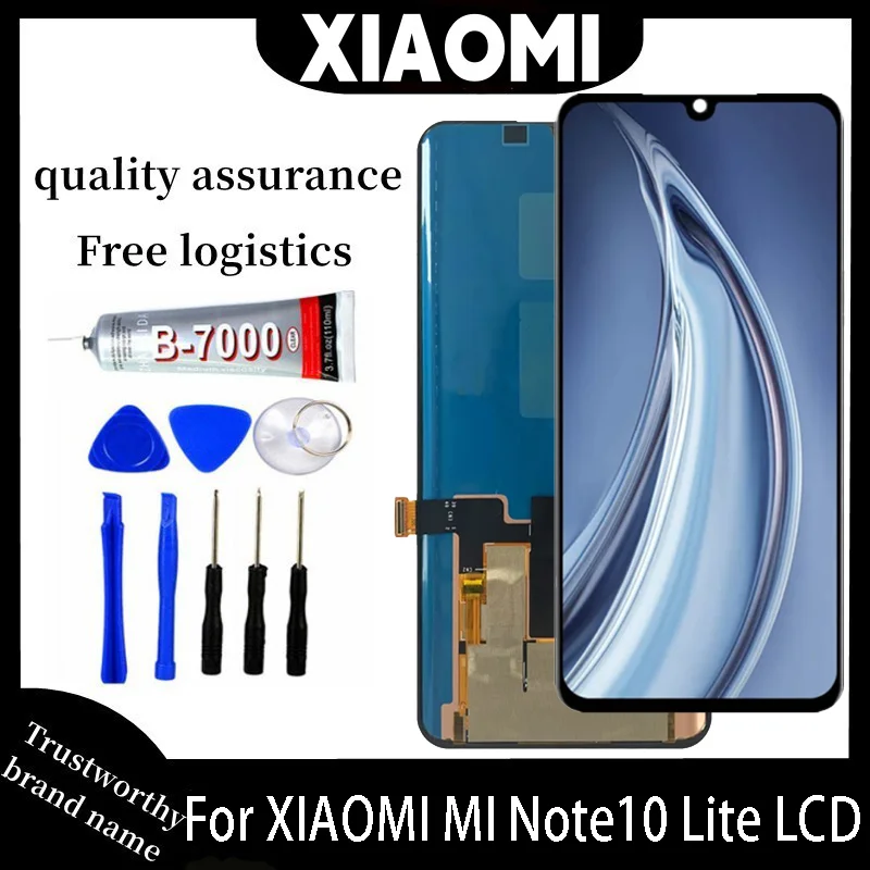 Testato Al 100% Per Xiaomi Mi Note 10 Lite Dispaly 10 Touch Sostituzione Dello Schermo Per Mi Note 10 Lite Muslimatexlcd