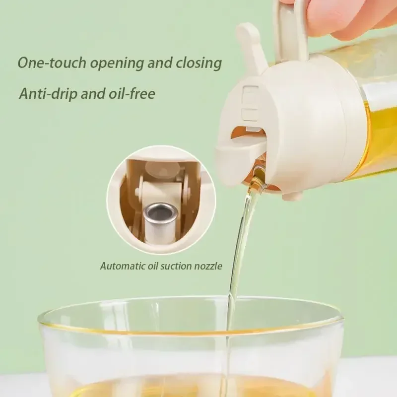 Olive Oil Spray Dispenser Bottle for Cooking, BBQ, and Baking