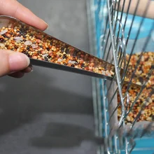 

Stainless Steel Bird Cage Feeder Feeding Supply Parrot Pigeon Bird Feed Containers Pet Products Bird Accessories