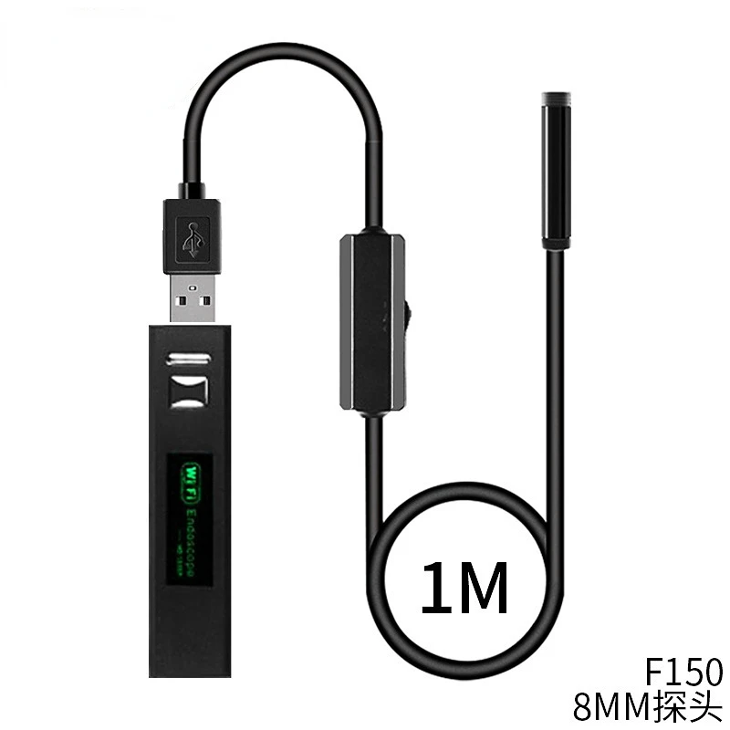

Android HD Wireless WiFi Mobile Phone Endoscope Apple Car Lens Industrial Pipe Camera Inspection Mirror