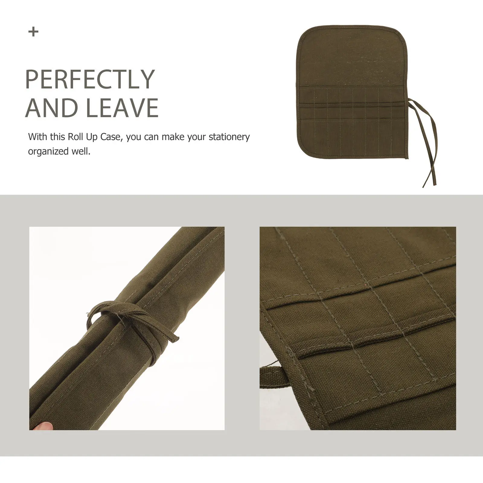 페인트 브러시 롤업 캔버스 가방 연필 케이스 다기능 보관 주최자 휴대용 보호 주머니 페인트 브러시 보관