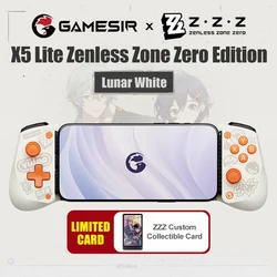 Ultimate Mobile Game Controller with Hall Effect Joysticks Design (ZZZ Lunar White)