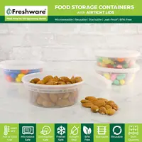 Food Storage Containers [240 Set] 8 oz Plastic Deli Containers with Lids, Slime, Soup, Meal Prep Containers 2