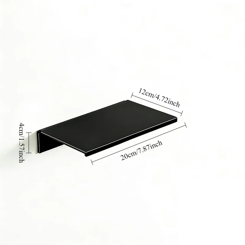 מדפי קיר לקישוט חדר שינה ללא חורים, מדפים צפים מתכתיים לאחסון צמחים וספרים בשכבה אחת