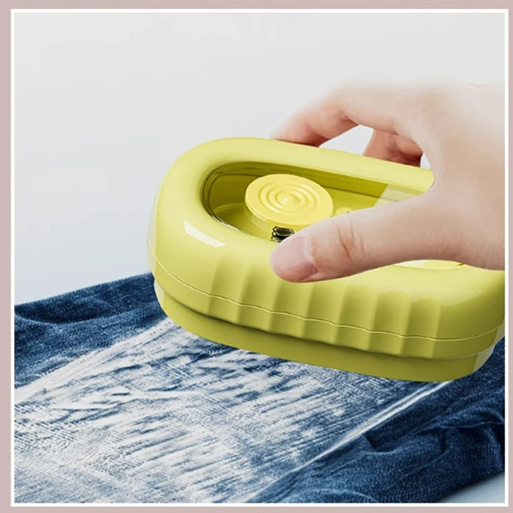 Laundry Brush Roller Multi-Purpose Caddy Handheld - Household Foam Roller, Soft Bristles, Hand Laundry Scrubber 2