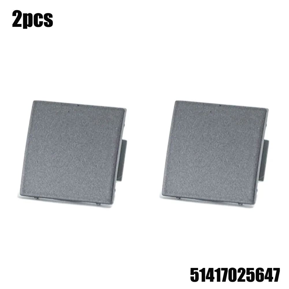 

2PCS Car Door Panel Cover Plug 51417025647 For BMW 7 Series E65 E66 745i 2002-2008 Grey ABS Interior Clip Car Accessories