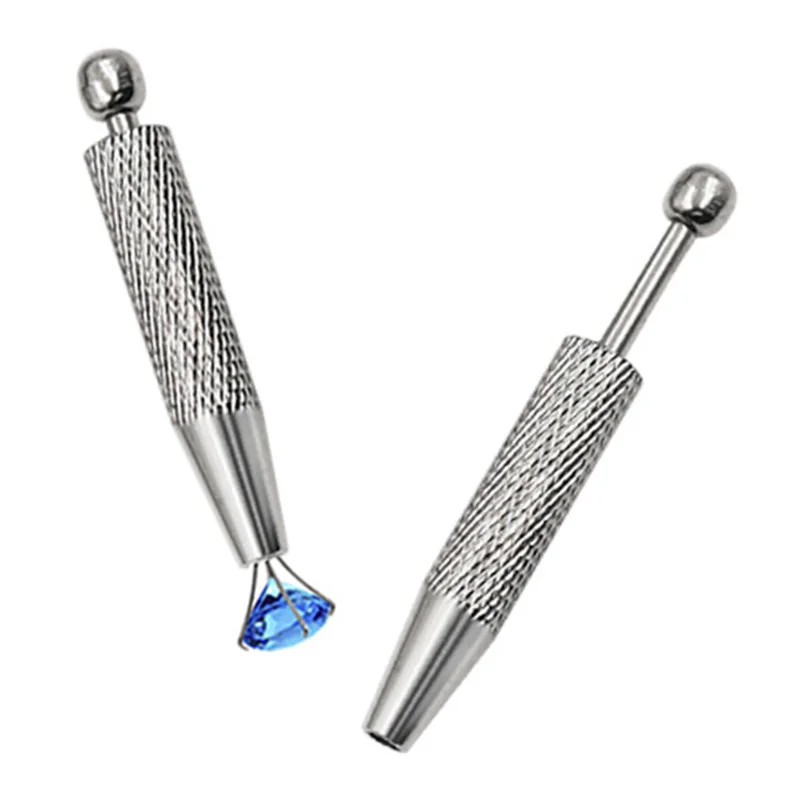 1 PC 3/4 Claws Jewelry Gem Beads Holder Pick-up Tool Diamond Gemstones Prong Holder Tweezers Catcher Grabbers tweezer tool precision tweezers