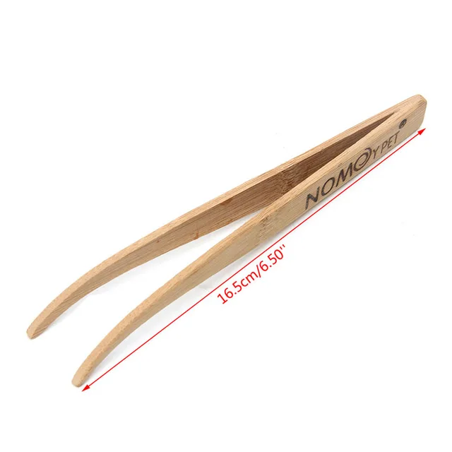 Reptile Feeding Tools 16.5/28cm Bamboo Tweezers Reptile Insects Lizard Gecko Turtle Snake Spider Bird Feeding Cleaning Tool 4