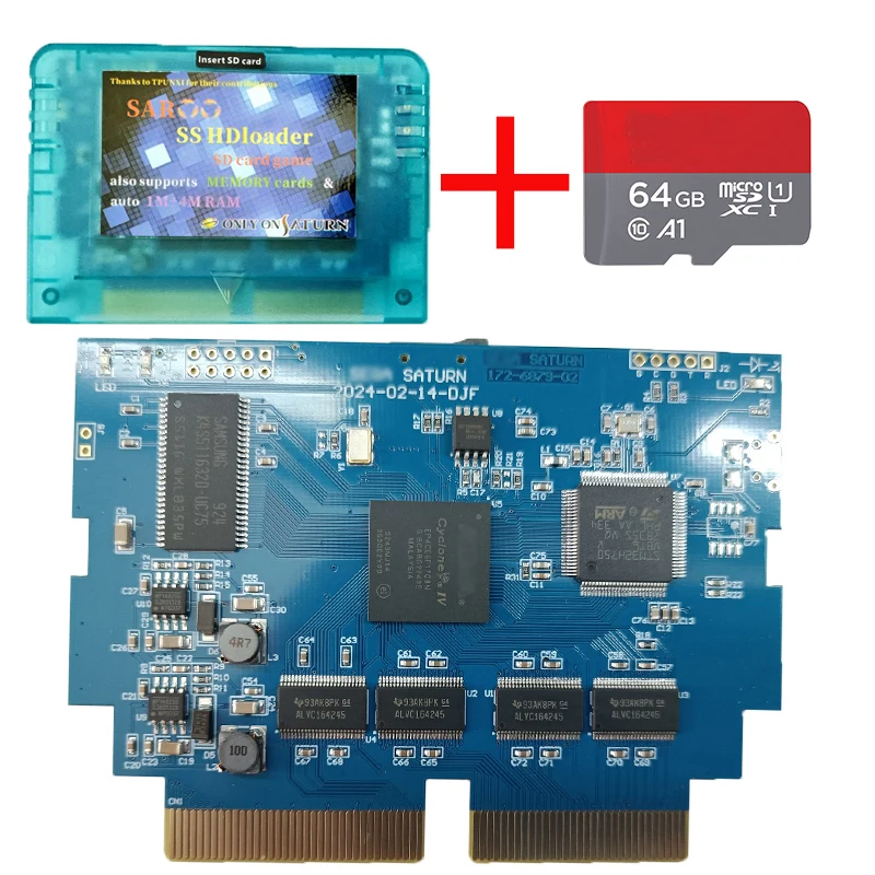 セガサターン SAROO バージョン1.35 SDカード付き ディスクレス セガサターン SAROO バージョン1.35 SDカード付き ディスクレス