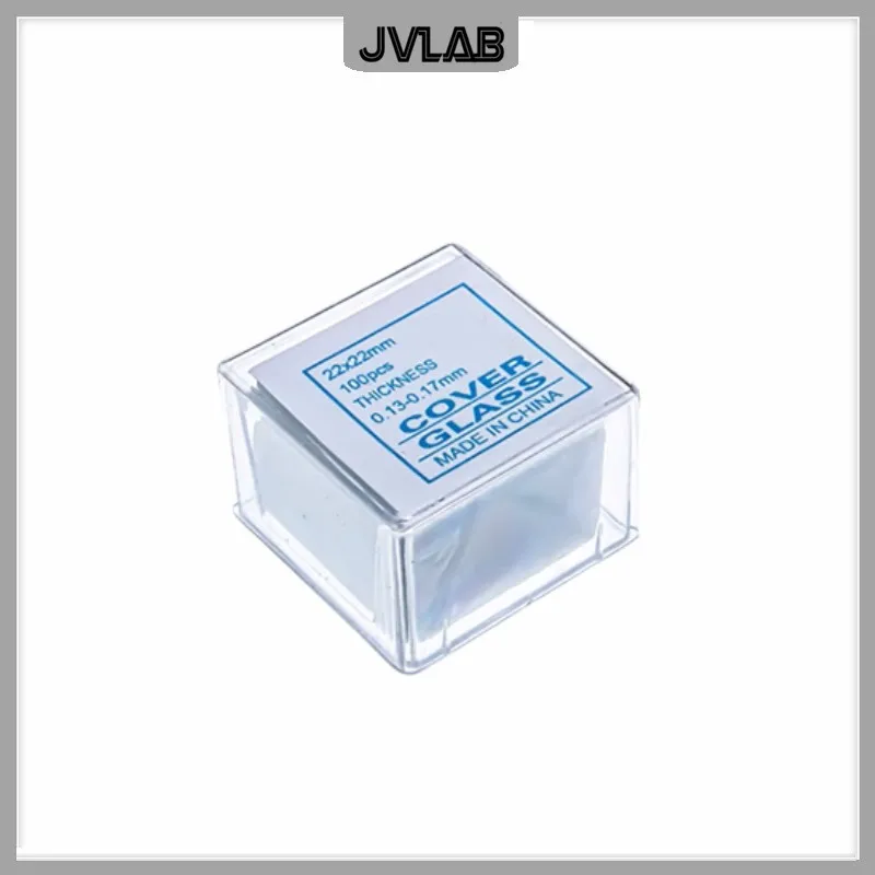 Microscope Coverslip Microscope Glass Slides Square Coverglass 18*18mm 20*20mm 22*22mm 24*24mm 24*32mm 24*40mm 100 Pcs microscope glass slides