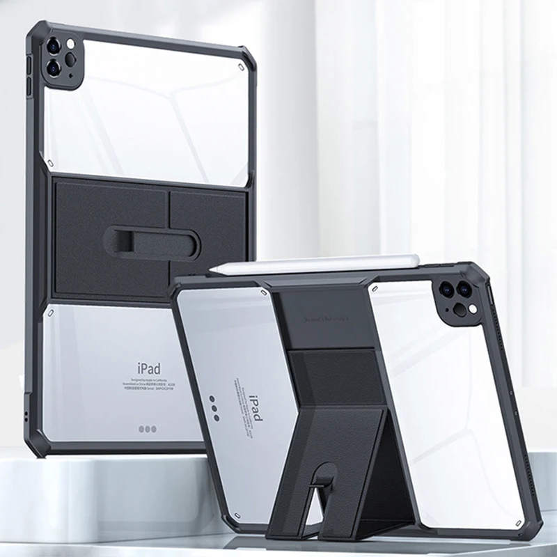 Xundd-capa para Tablet à Prova de Choque com Suporte Invisível Airbags Ipad Pro 11 Ipad Pro 12.9 2023