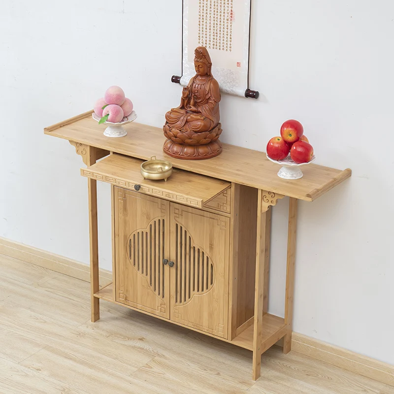 

Hallway Cabinet Buddha Niche Incense Burner Table Economical Household Modern Worship Cabinet