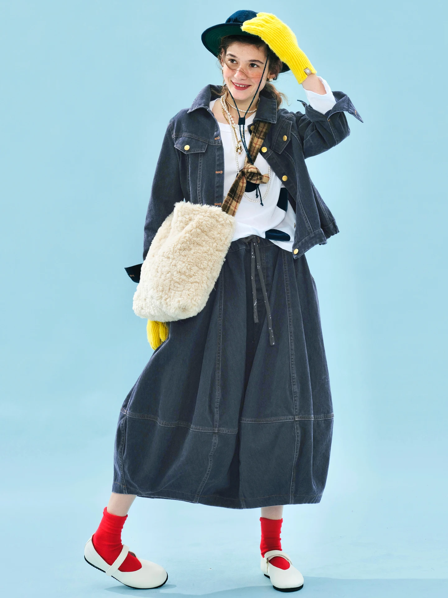 imakokoni 2025 autumn pure cotton washed casual lapel long-sleeve