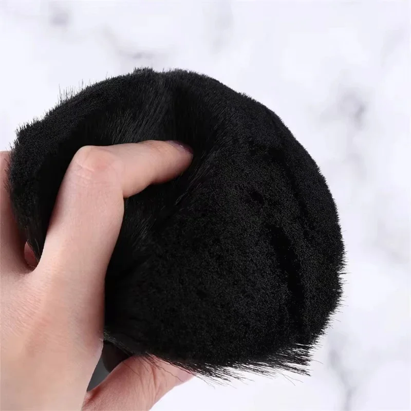 Soft Hair Cut Brush Cleaning Tool Hairdressing Sweeping Neck Cleaning Duster Hair Cutting Brush Barbershop Barber Accessories