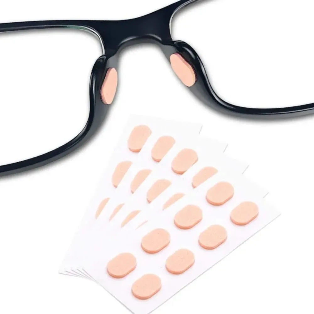 40Pcs Soft Anti-slip Glasses Nose Pads EVA Foam Adhesive Sweat Absorb Sponge Nose Pads Eyeglasses Stickers Eyewear Accessories glasses nose pads