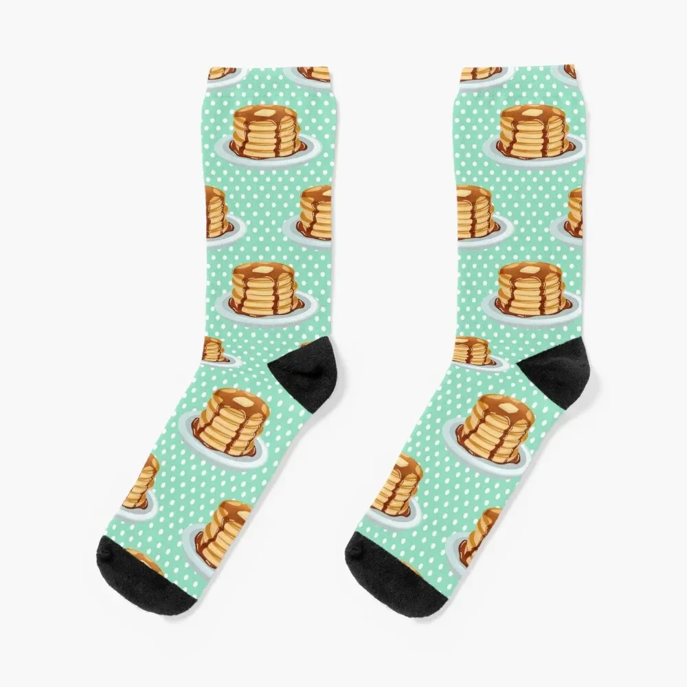 

Pancakes with Maple Syrup Pattern Socks kids winter gifts new in's Men Socks Women's