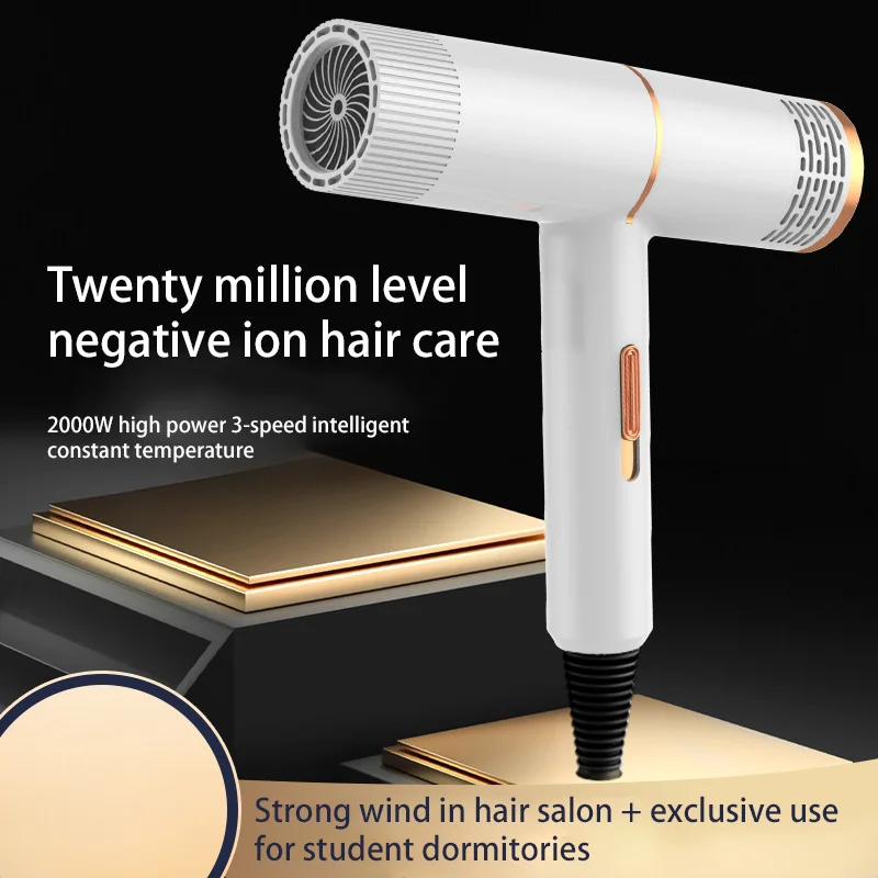 Professional Hair Dryer Negative Ionic Blower High-speed Electricturbine Drier Constant Temperature Quickdrying Hair Tool hair dryer