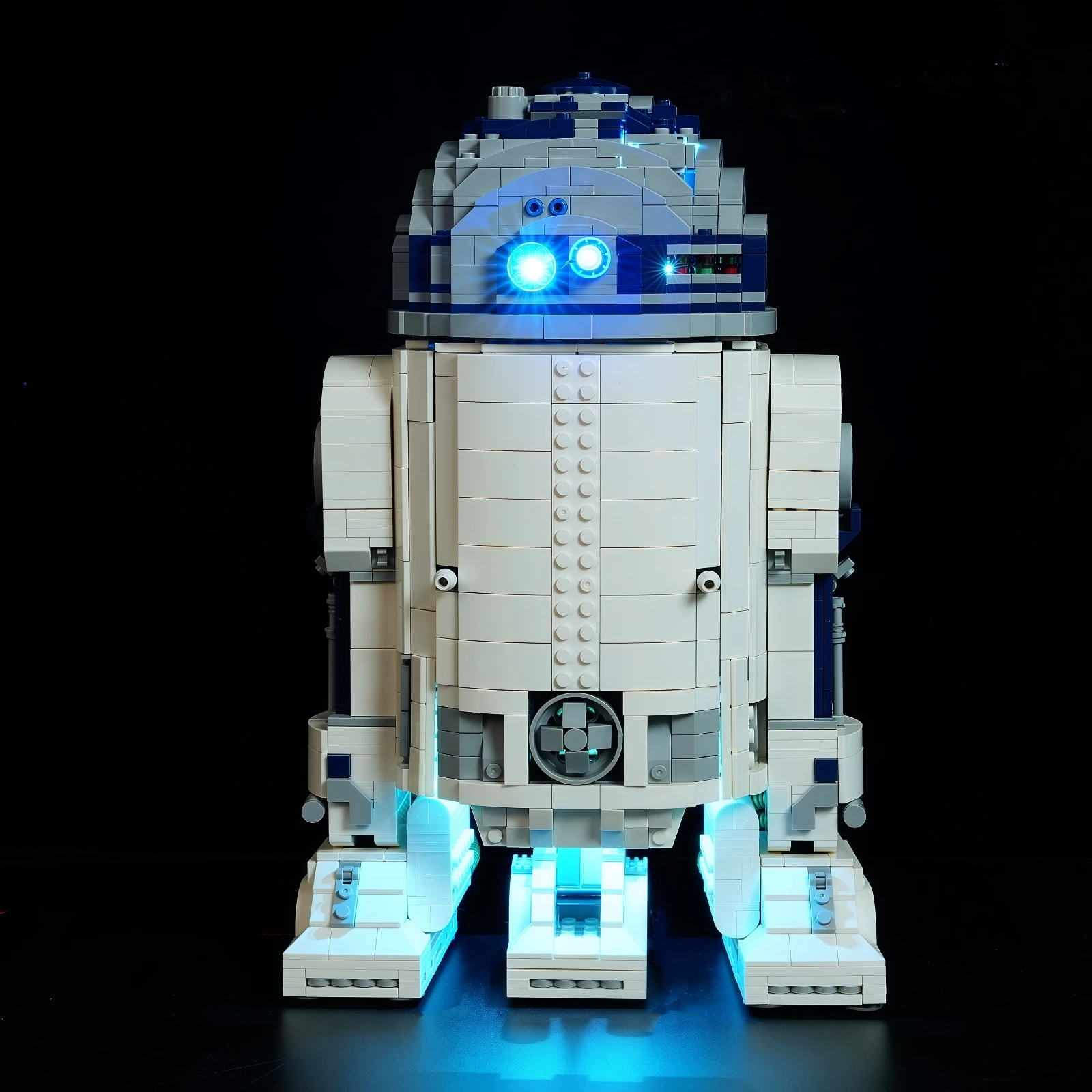레고-스타워즈용 MAXCXT LED 조명: R2-D2 75308 배터리 박스가 있는 DIY 장식 램프(레고 빌딩 블록 세트는 포함되지 않음)