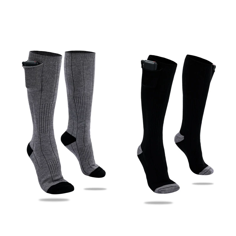 Heated Socks for Men Women, USB Rechargeable Battery Powered Electric