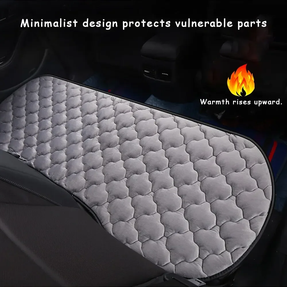 KKJOY Warm SUV Car Seat Cover - Universal Cushion, Front & Rear Breathable Protector Mat, Auto Interior Accessories