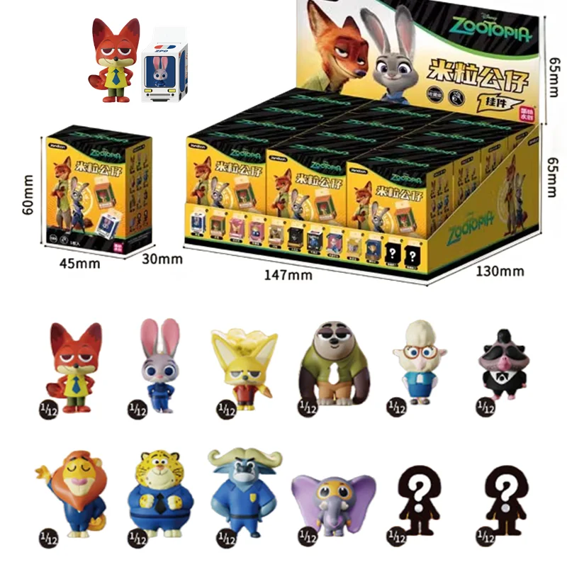 NEW Disney Zootopia Judy Hopps Nick Wilde Bogo Clawhauser Anime