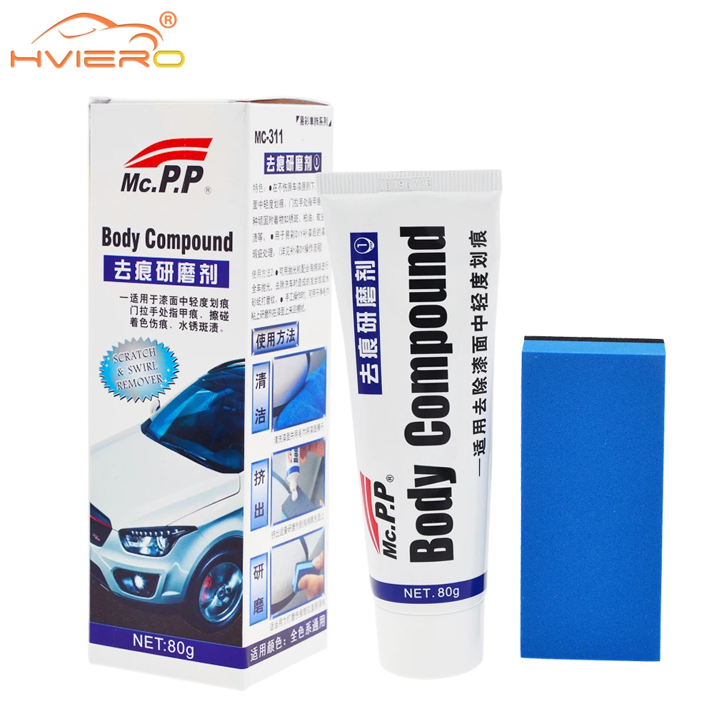 Car Scratch Remover 1set MC311 Big Car Styling Wax Scratch Repair Kits Auto Body Compound Paint Cleaner Polishes Grinding Paste Care Fixs It Tools